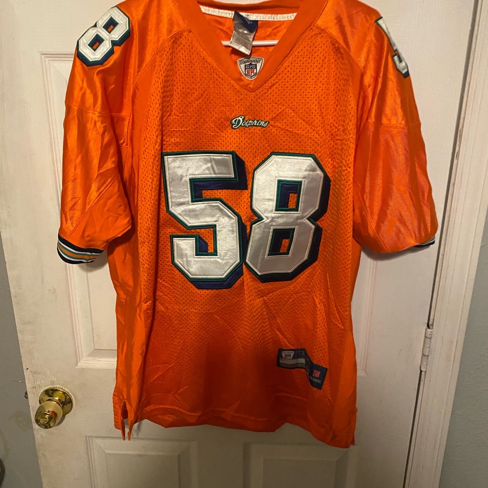 Reebok Orange Football Jersey